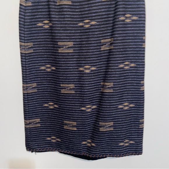 Lauren Ralph Lauren Skirt Size 14P  Southwestern Indian Blanket Wrap Wool Concho - Picture 11 of 14